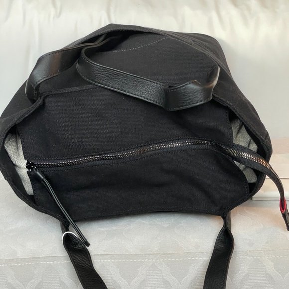 Hammitt Venice Beach Tote Black Canvas with Leather handles - Picture 8 of 8